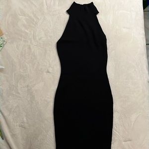 Akira high neck sleeveless sweater dress